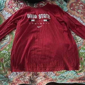 Red Ohio state long sleeve